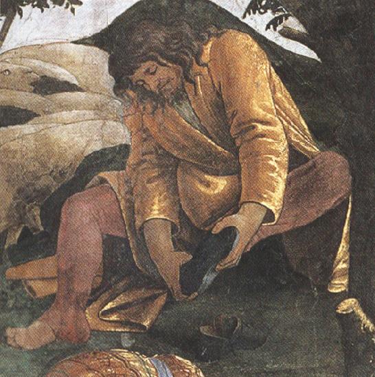 Sandro Botticelli Trials of Moses (mk36) oil painting picture